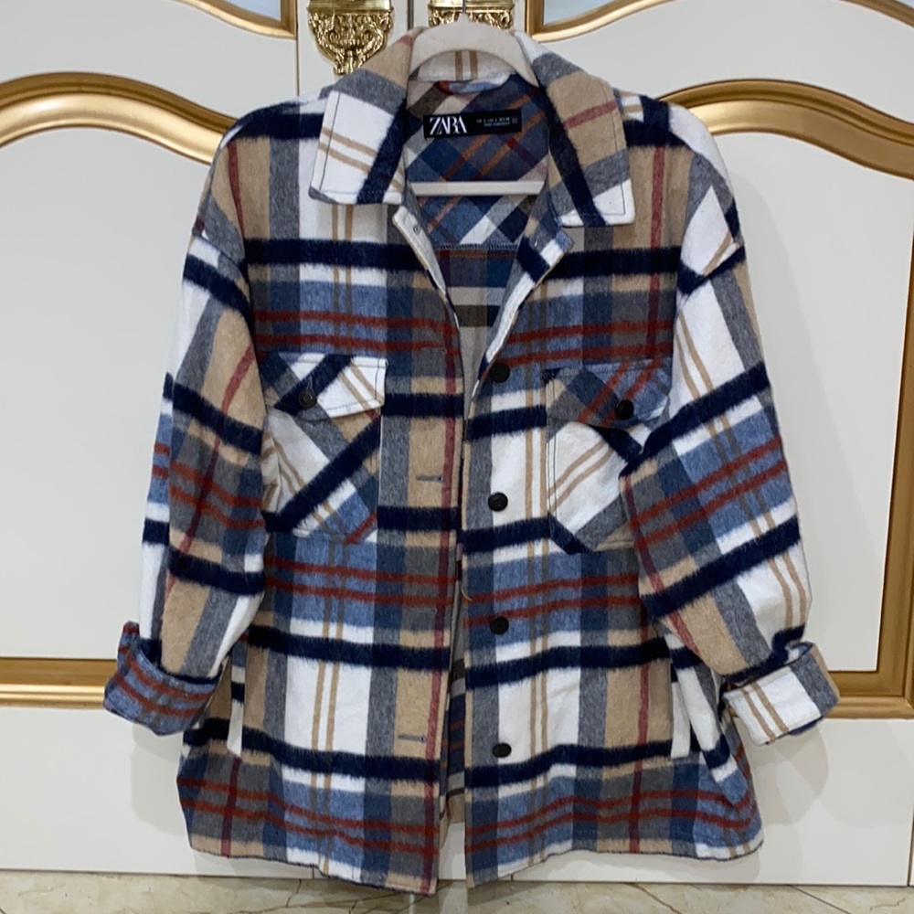 Zara Burberry Print Flannel